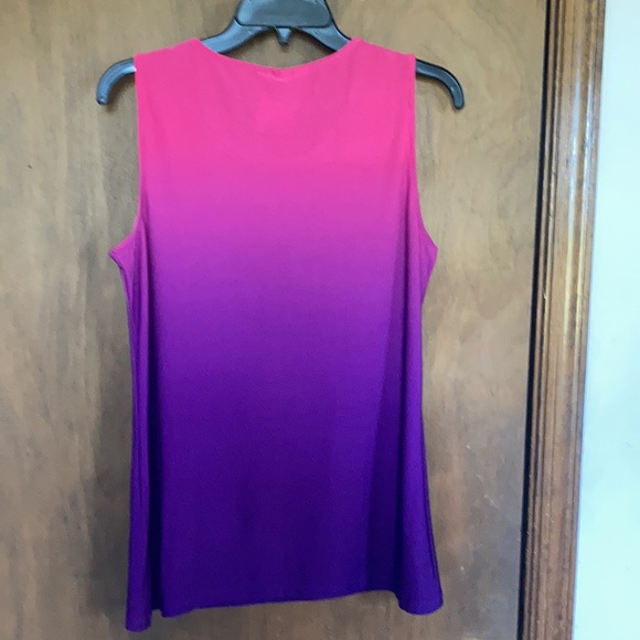 Christopher & banks sleeveless ombré top with stretch size S - Picture 8 of 15